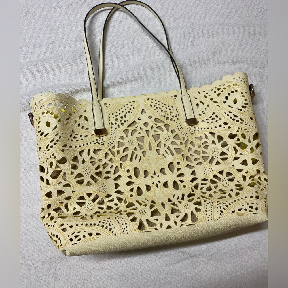 Aldo yellow hand bag
